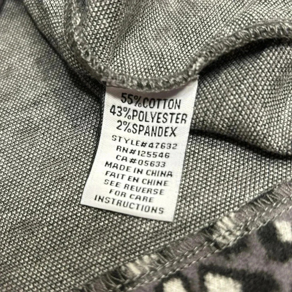 Habitat NWT shacket,jacket,women M. Grey animal print,,PTP 21”, wide at waist - Picture 13 of 14